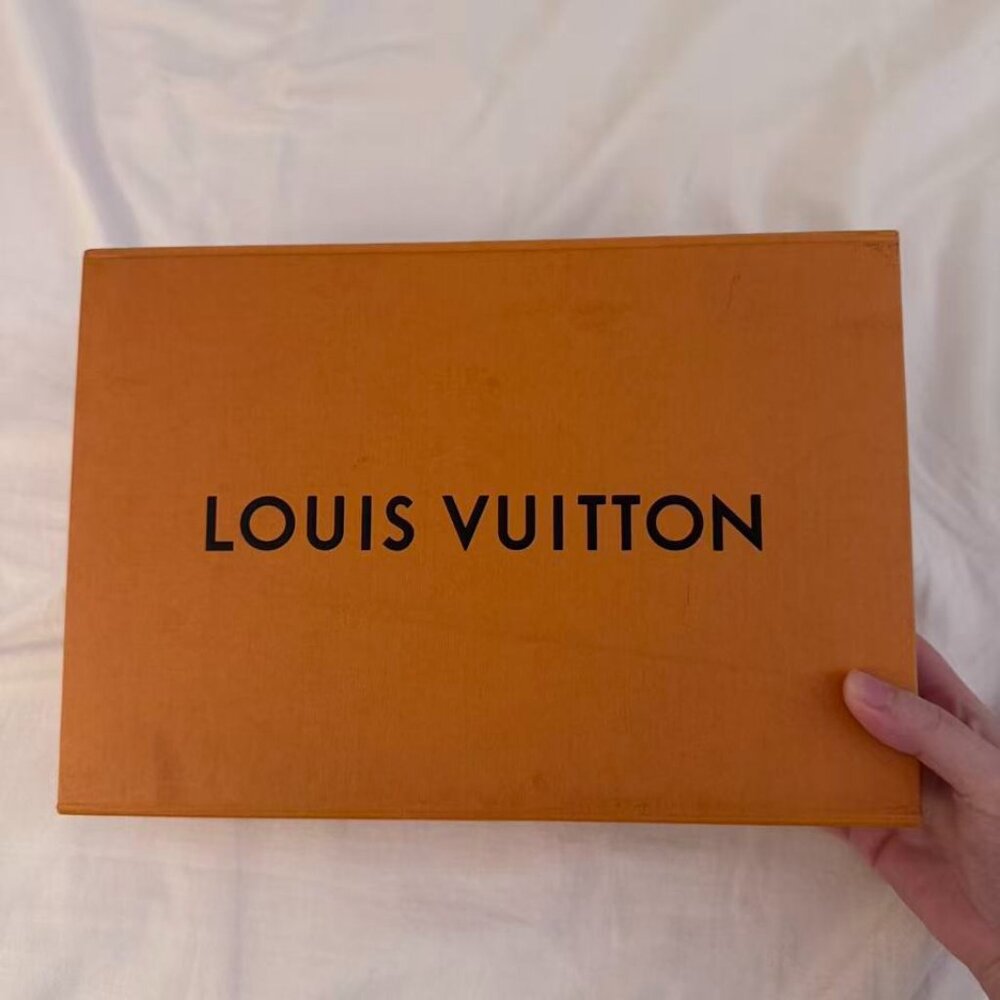 Louis Vuitton Monogram Denim Scarf Blue